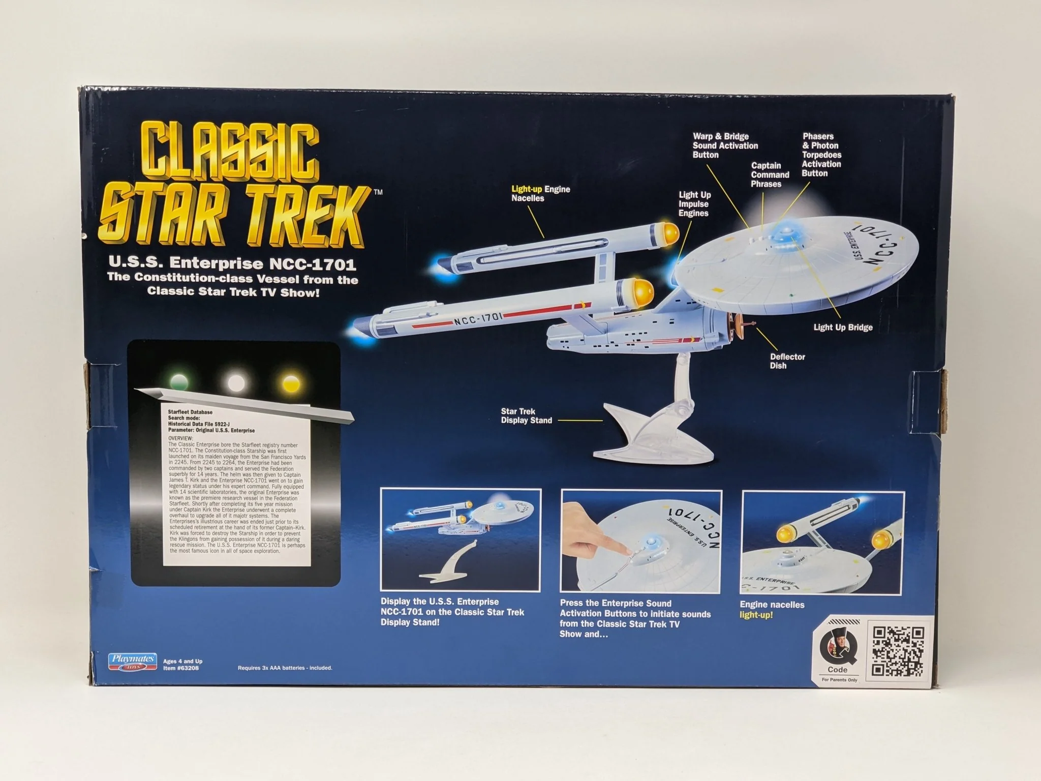 Star Trek USS Enterprise Playmates Model NCC-1701 x2 Signed Koenig Shatner JSA Certified Autograph - Image 9