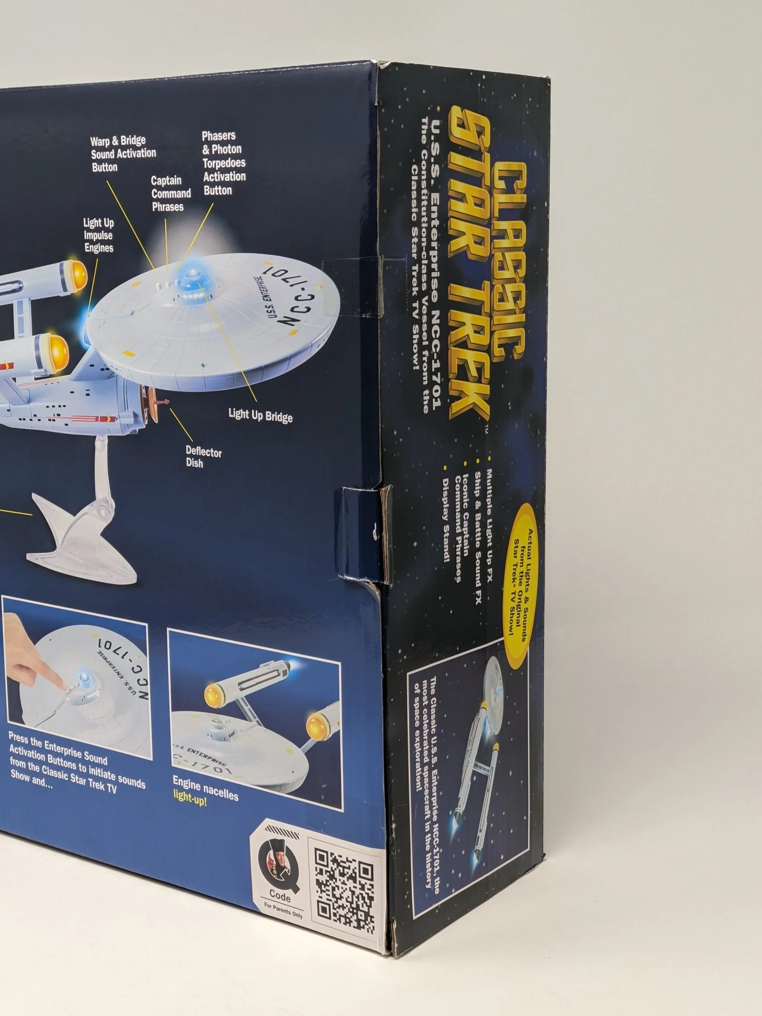 Star Trek USS Enterprise Playmates Model NCC-1701 x2 Signed Koenig Shatner JSA Certified Autograph - Image 91