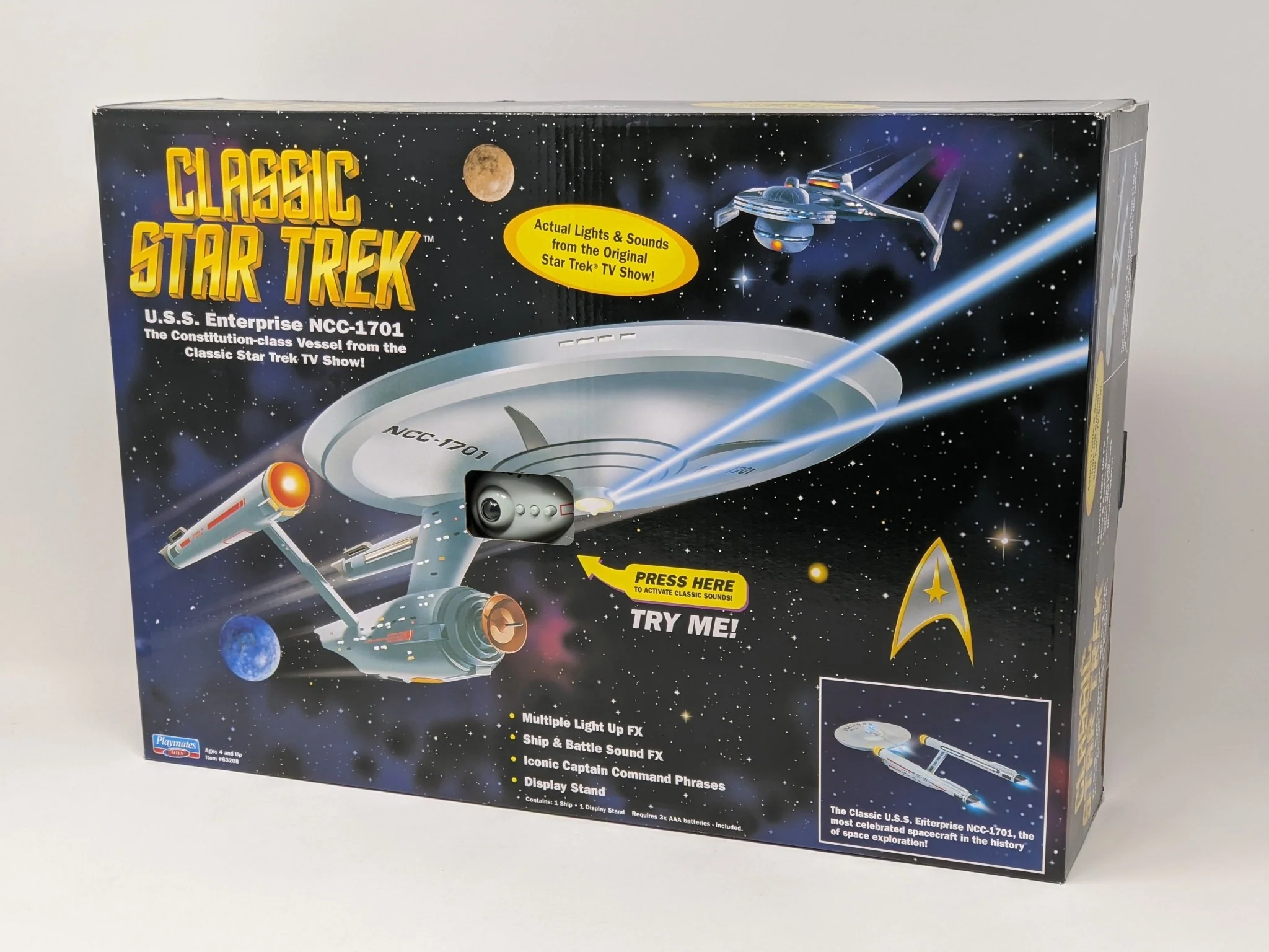 Star Trek USS Enterprise Playmates Model NCC-1701 x2 Signed Koenig Shatner JSA Certified Autograph - Image 94