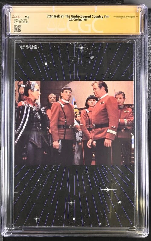 Star Trek VI: The Undiscovered Country #nn DC Comics CGC Signature Series 9.6 Cast x2 Signed Koenig, Shatner - Image 3