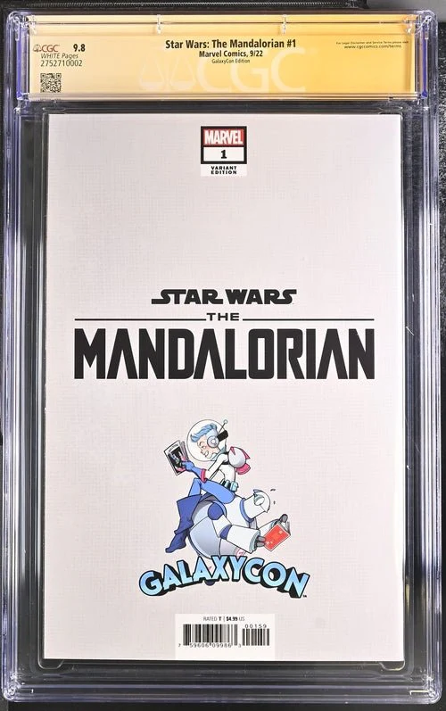 Star Wars: The Mandalorian #1 GalaxyCon Edition Marvel Comics CGC Signature Series 9.8 Signed Esposito - Image 9