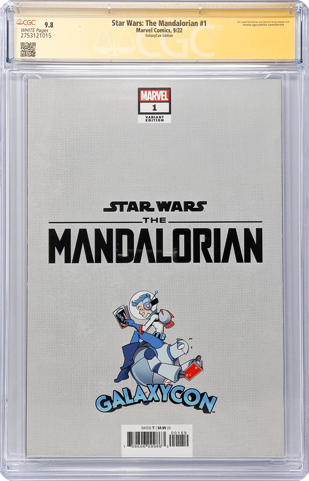 Star Wars: The Mandalorian #1 GalaxyCon Raleigh 2022 Exclusive Variant CGC Signature Series 9.8 Signed Barnes & Jeanty - Image 17