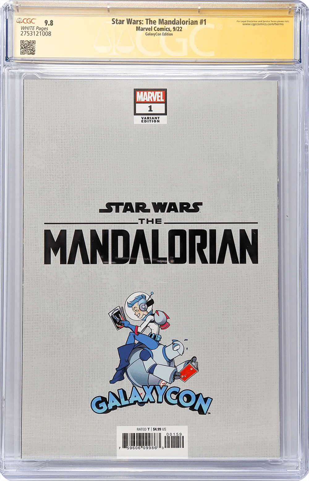 Star Wars: The Mandalorian #1 GalaxyCon Raleigh 2022 Exclusive Variant CGC Signature Series 9.8 Signed Barnes & Jeanty - Image 39