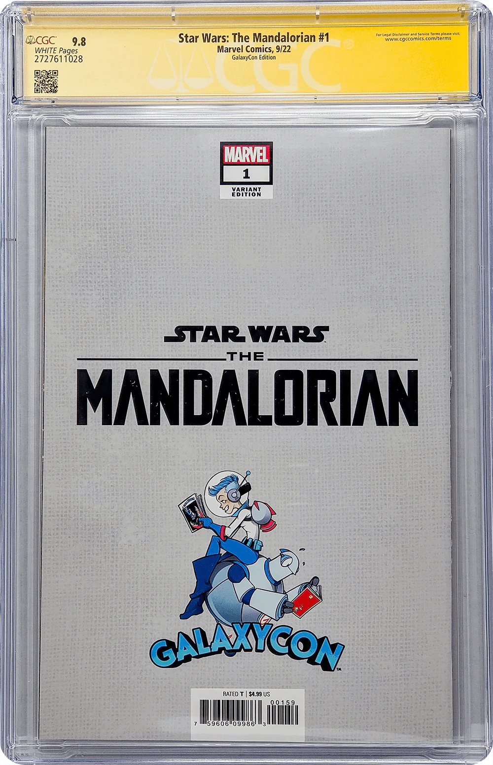 Star Wars: The Mandalorian #1 GalaxyCon Edition Marvel Comics CGC Signature Series 9.8 Signed Carano, Esposito - Image 15