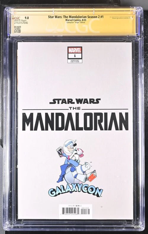 Star Wars The Mandalorian Season 2 #1 Marvel Comics CGC Signature Series 9.8 Signed Barnes, Jeanty - Image 17
