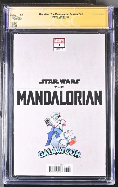 Star Wars: The Mandalorian Season 2 #1 Marvel Comic CGC Signature Series 9.8 Signed Barnes, Jeanty - Image 13
