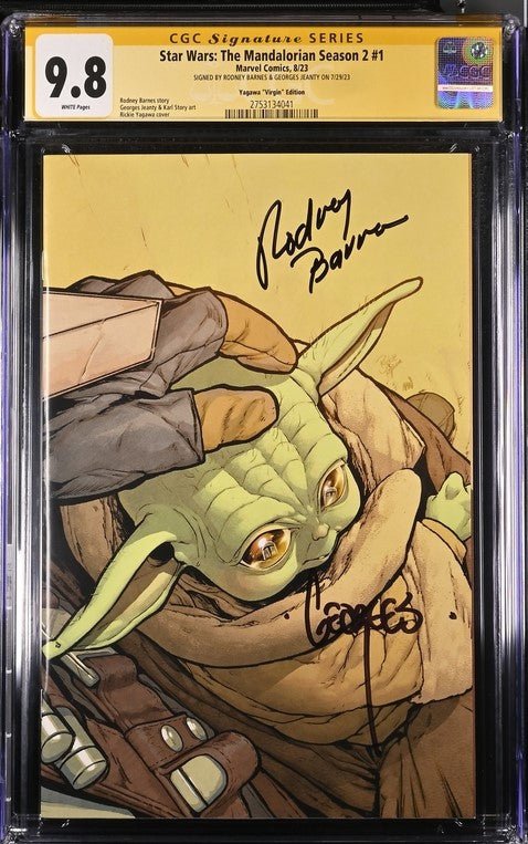 Star Wars: The Mandalorian Season 2 #1 Marvel Comics CGC Signature Series 9.8 Signed Barnes & Jeanty - Image 2