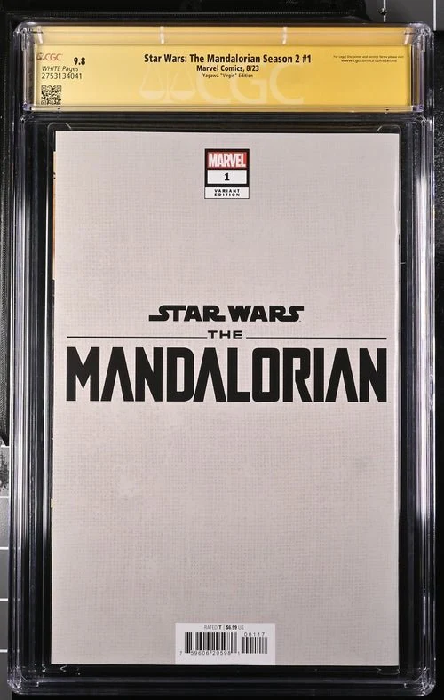 Star Wars: The Mandalorian Season 2 #1 Marvel Comics CGC Signature Series 9.8 Signed Barnes & Jeanty - Image 3
