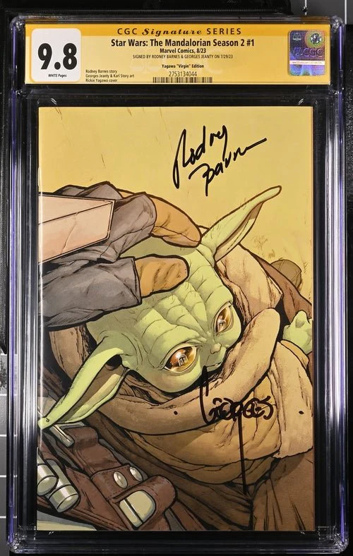 Star Wars: The Mandalorian Season 2 #1 Marvel Comics CGC Signature Series 9.8 Signed Barnes & Jeanty - Image 4