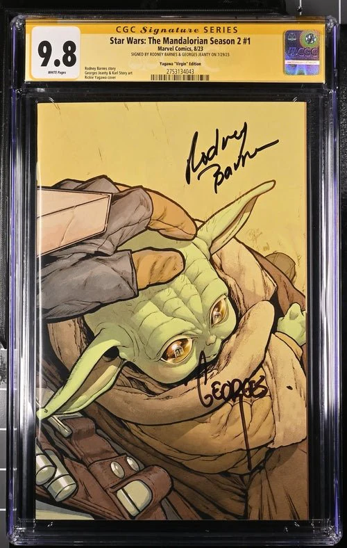 Star Wars: The Mandalorian Season 2 #1 Marvel Comics CGC Signature Series 9.8 Signed Barnes & Jeanty - Image 6