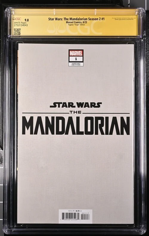 Star Wars: The Mandalorian Season 2 #1 Marvel Comics CGC Signature Series 9.8 Signed Barnes & Jeanty - Image 7