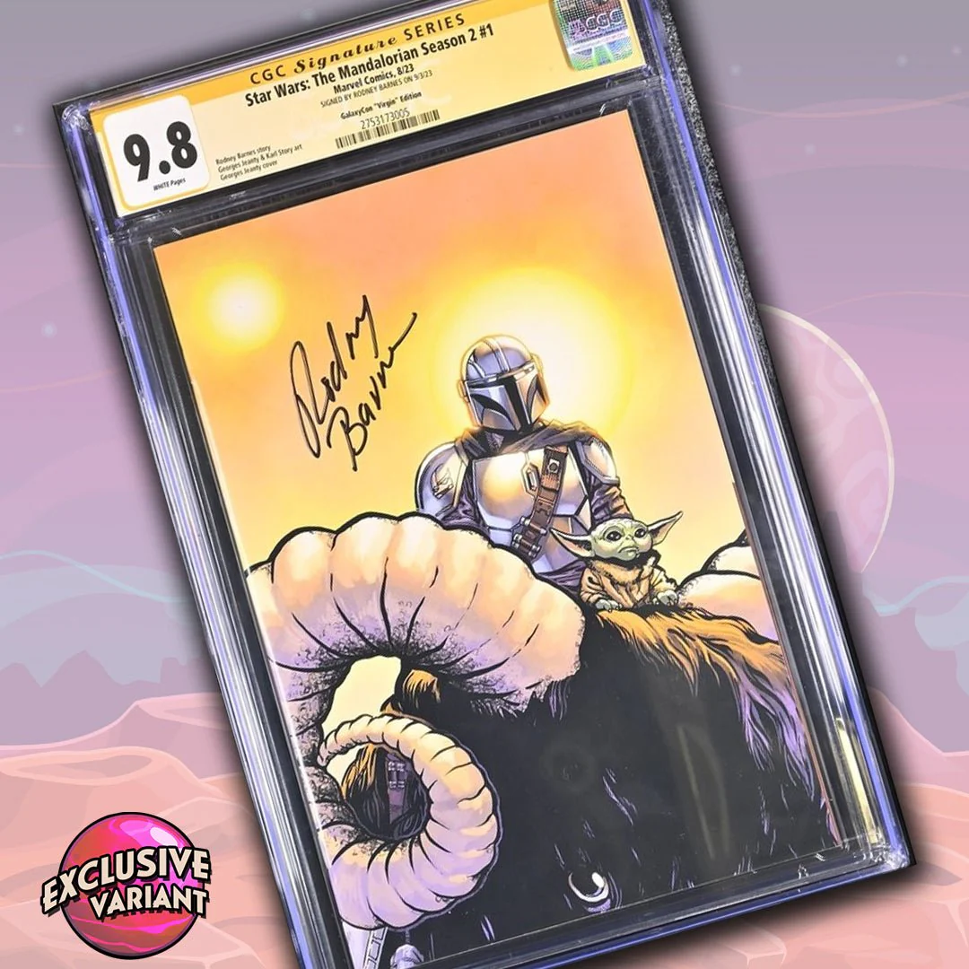 Star Wars: The Mandalorian Season 2 #1 Marvel Comics CGC Signature Series 9.8 Signed Rodney Barnes