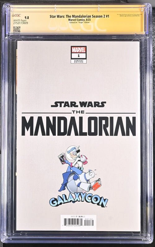 Star Wars: The Mandalorian Season 2 #1 Marvel Comics CGC Signature Series 9.8 Signed Rodney Barnes - Image 5