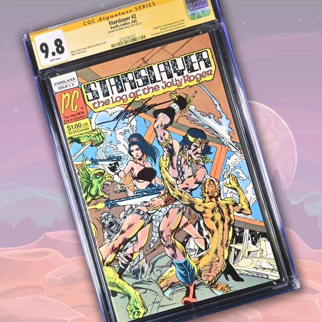Starslayer #2 Pacific Comics CGC Signature Series 9.8 Signed Mike Grell