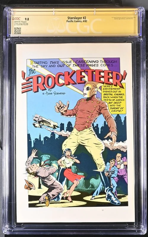 Starslayer #2 Pacific Comics CGC Signature Series 9.8 Signed Mike Grell - Image 5