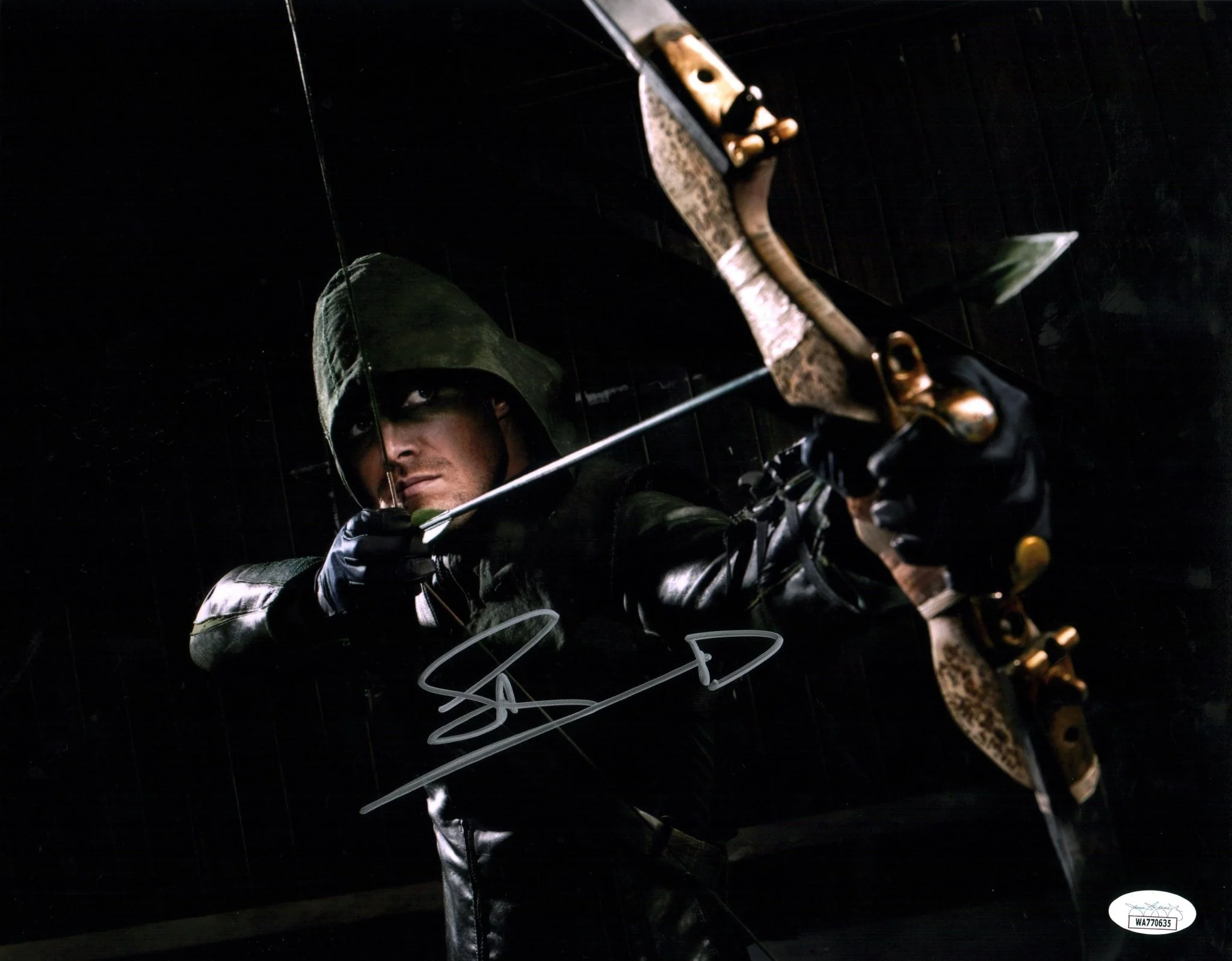 Stephen Amell Arrow 11x14 Signed Photo Poster JSA Certified Autograph