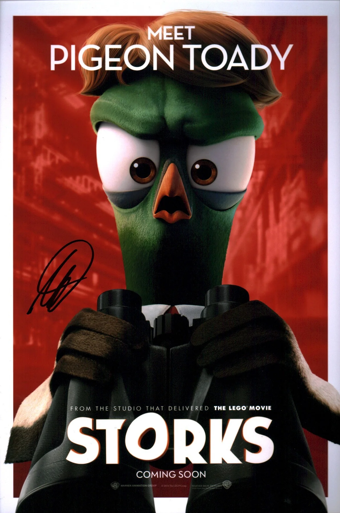 Stephen Kramer Glickman STORKS 8x12 Signed Photo JSA Certified Autograph