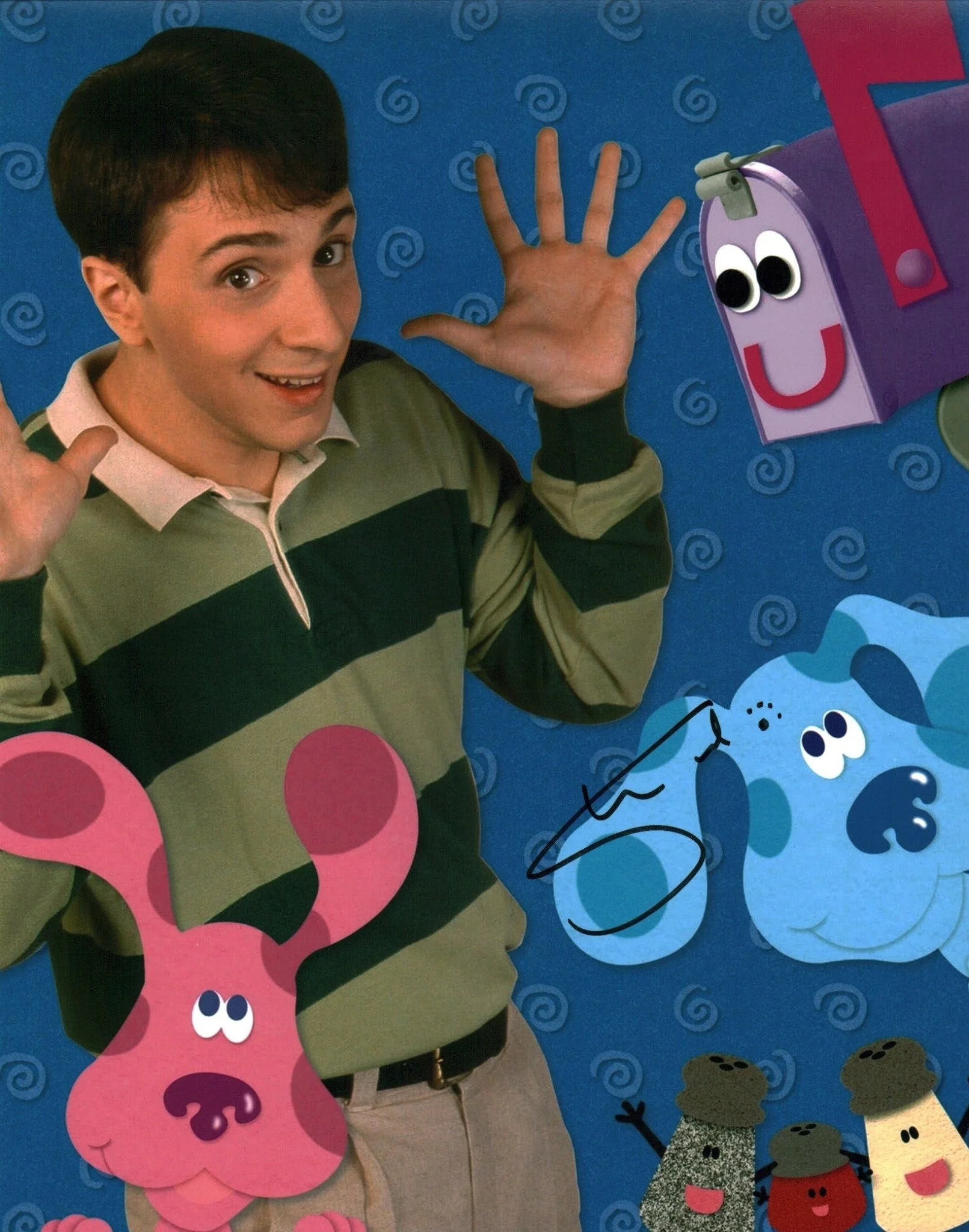 Steve Burns Blues Clues 11x14 Signed Photo Poster JSA Certified Autograph - Image 4