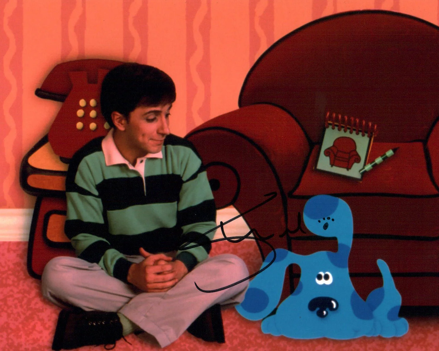Steve Burns Blues Clues 8x10 Signed Photo JSA Certified Autograph - Image 3