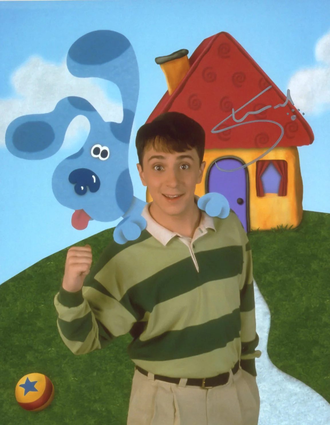 Steve Burns Blues Clues 8x10 Signed Photo JSA Certified Autograph - Image 3