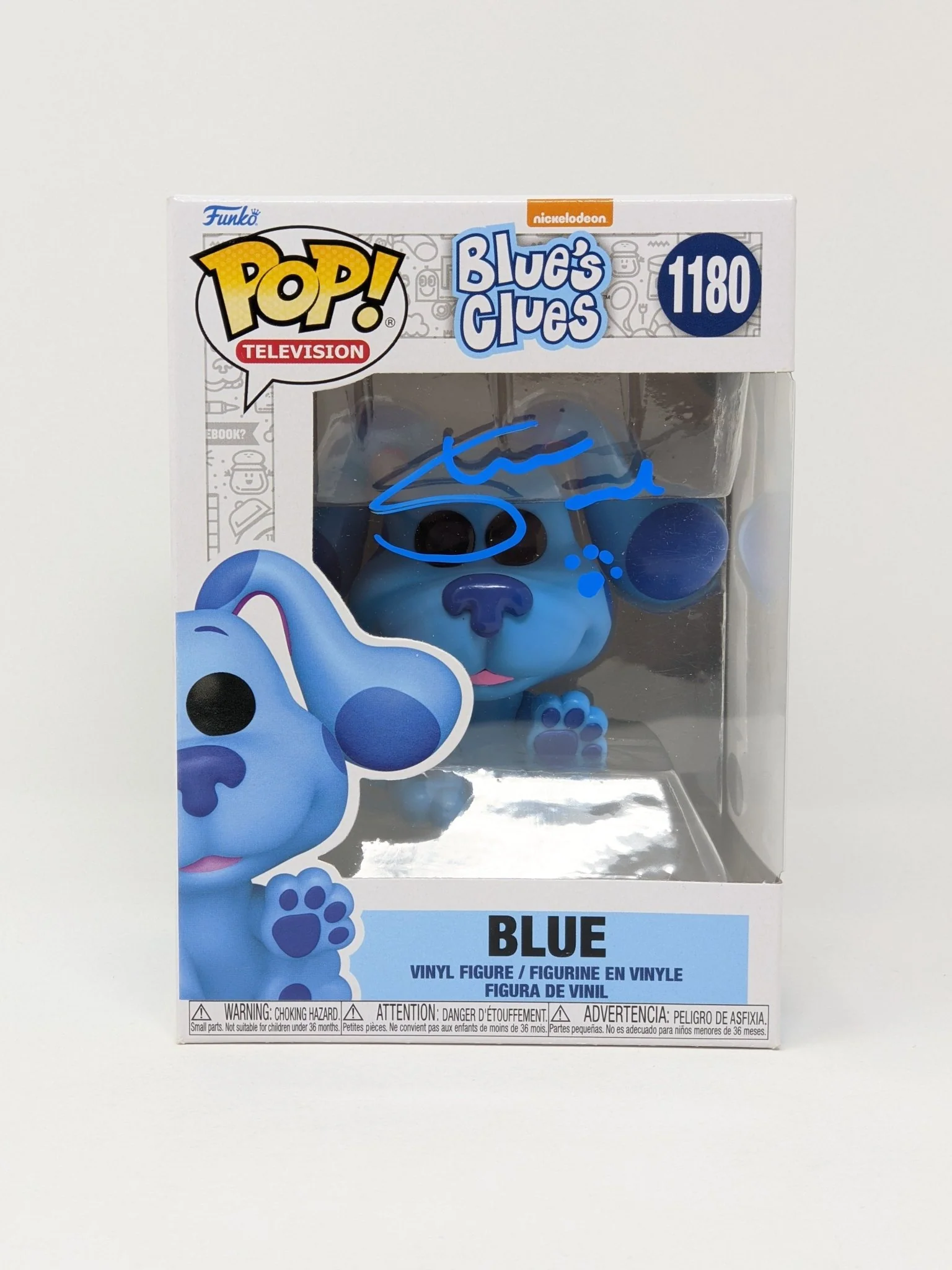 Steve Burns Blue's Clues Blue #1180 Signed Funko Pop JSA Certified Autograph - Image 3