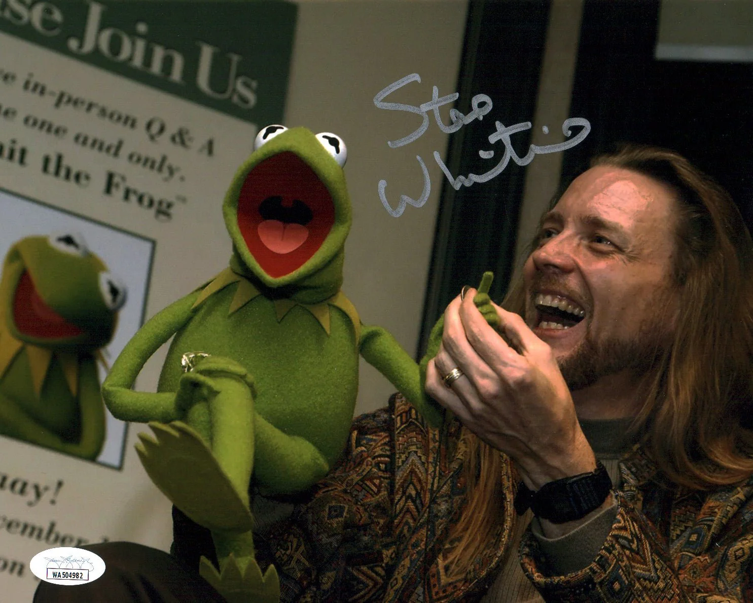 Steve Whitmire The Muppet Show 8x10 Signed Photo JSA Certified Autograph - Image 2