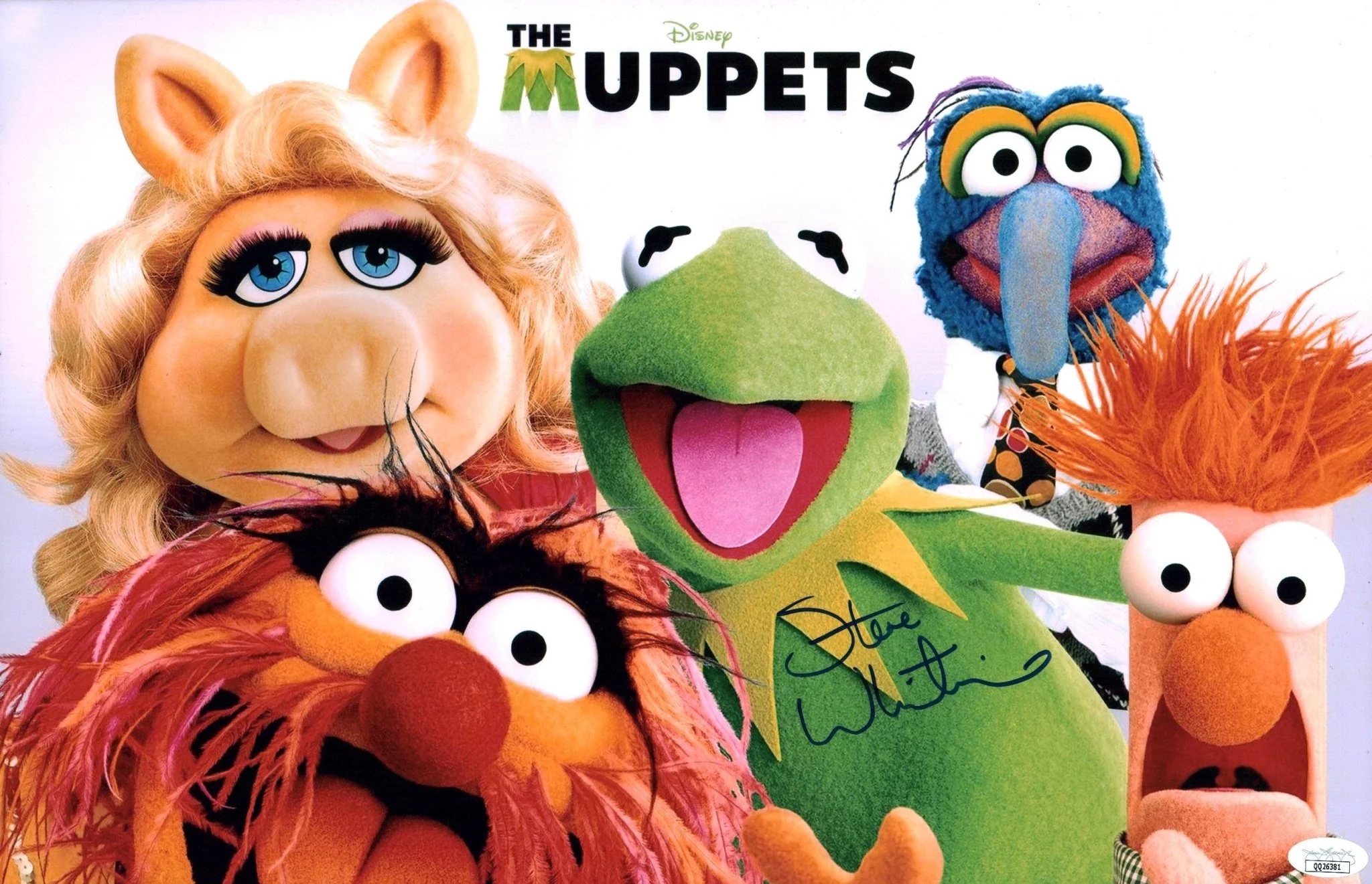 Steve Whitmire The Muppets 11x17 Signed Photo Poster JSA Certified Autograph - Image 3