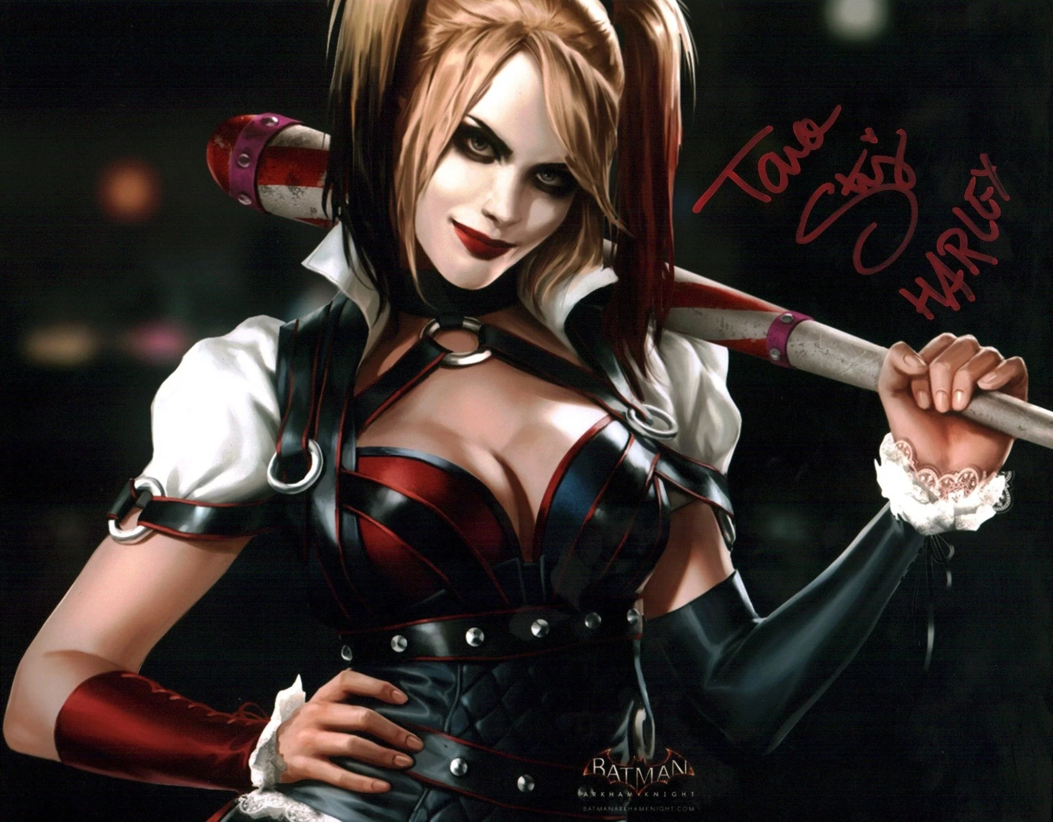 Tara Strong Batman Arkham Knight 11x14 Signed Photo Poster JSA Certified Autograph - Image 2