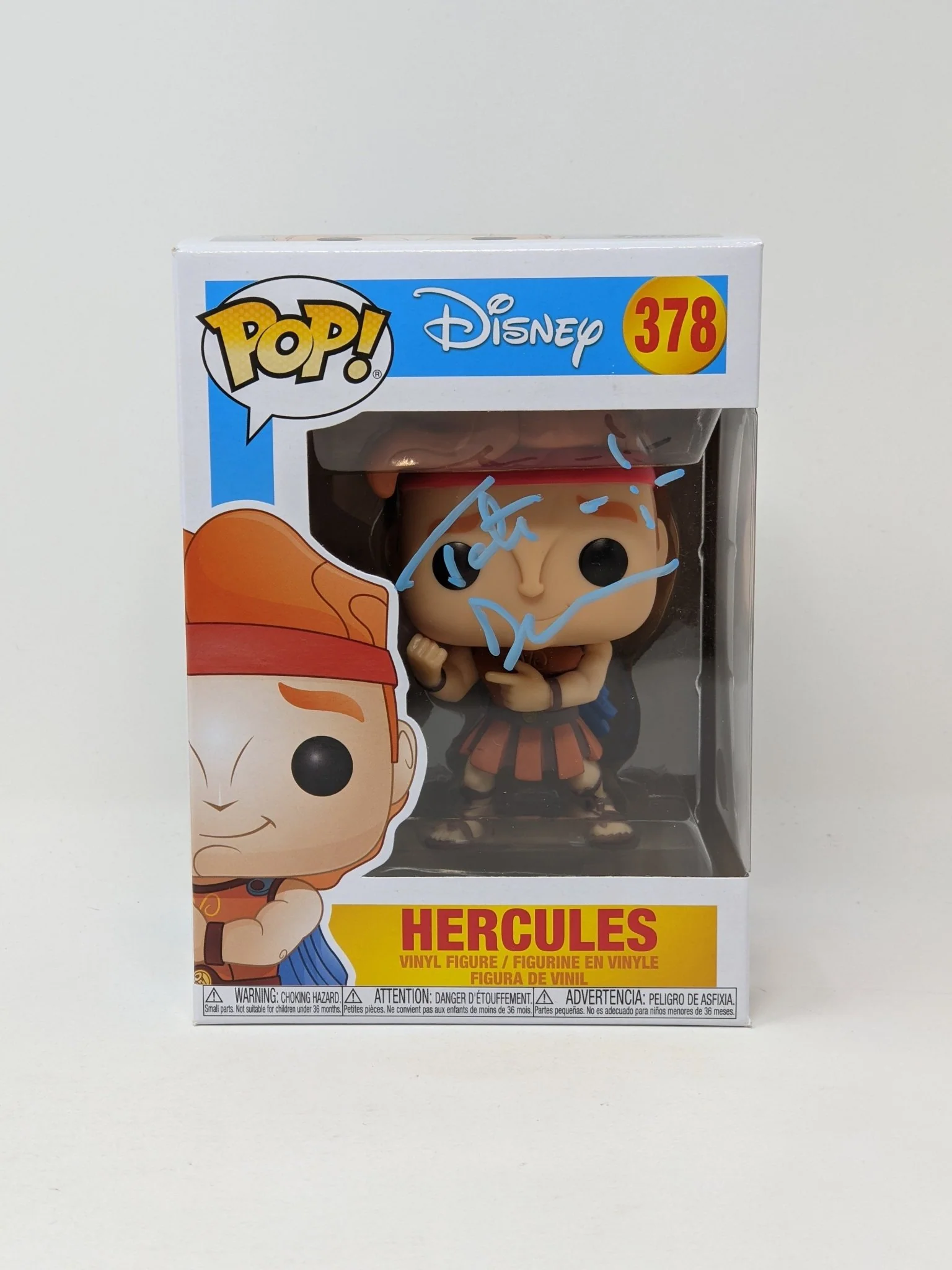 Tate Donovan Disney Hercules #378 Signed Funko Pop JSA Certified Autograph - Image 2