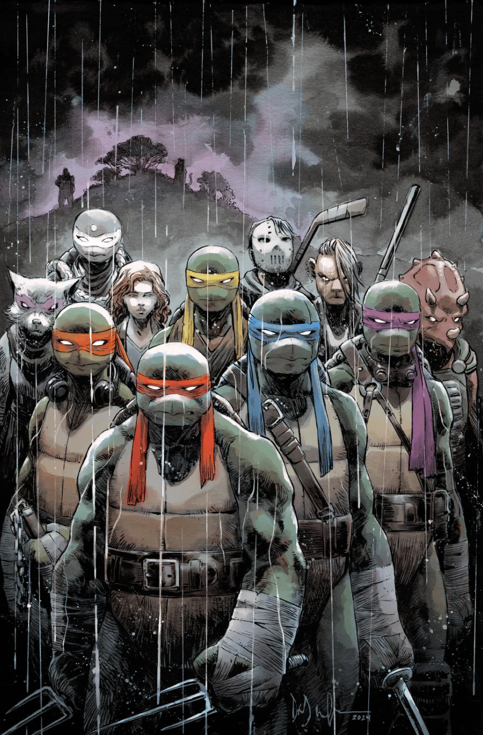 Teenage Mutant Ninja Turtles #150 GalaxyCon Exclusive Virgin Variant Comic Book - Image 2