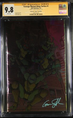 Teenage Mutant Ninja Turtles 2024 #1 Foil Virgin Cover B GalaxyCon Exclusive CGC Signature Series 9.8 Gavin Smith - Image 11