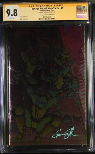 Teenage Mutant Ninja Turtles 2024 #1 Foil Virgin Cover B GalaxyCon Exclusive CGC Signature Series 9.8 Gavin Smith - Image 13