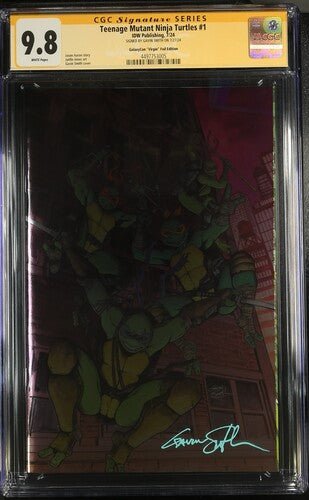 Teenage Mutant Ninja Turtles 2024 #1 Foil Virgin Cover B GalaxyCon Exclusive CGC Signature Series 9.8 Gavin Smith - Image 6