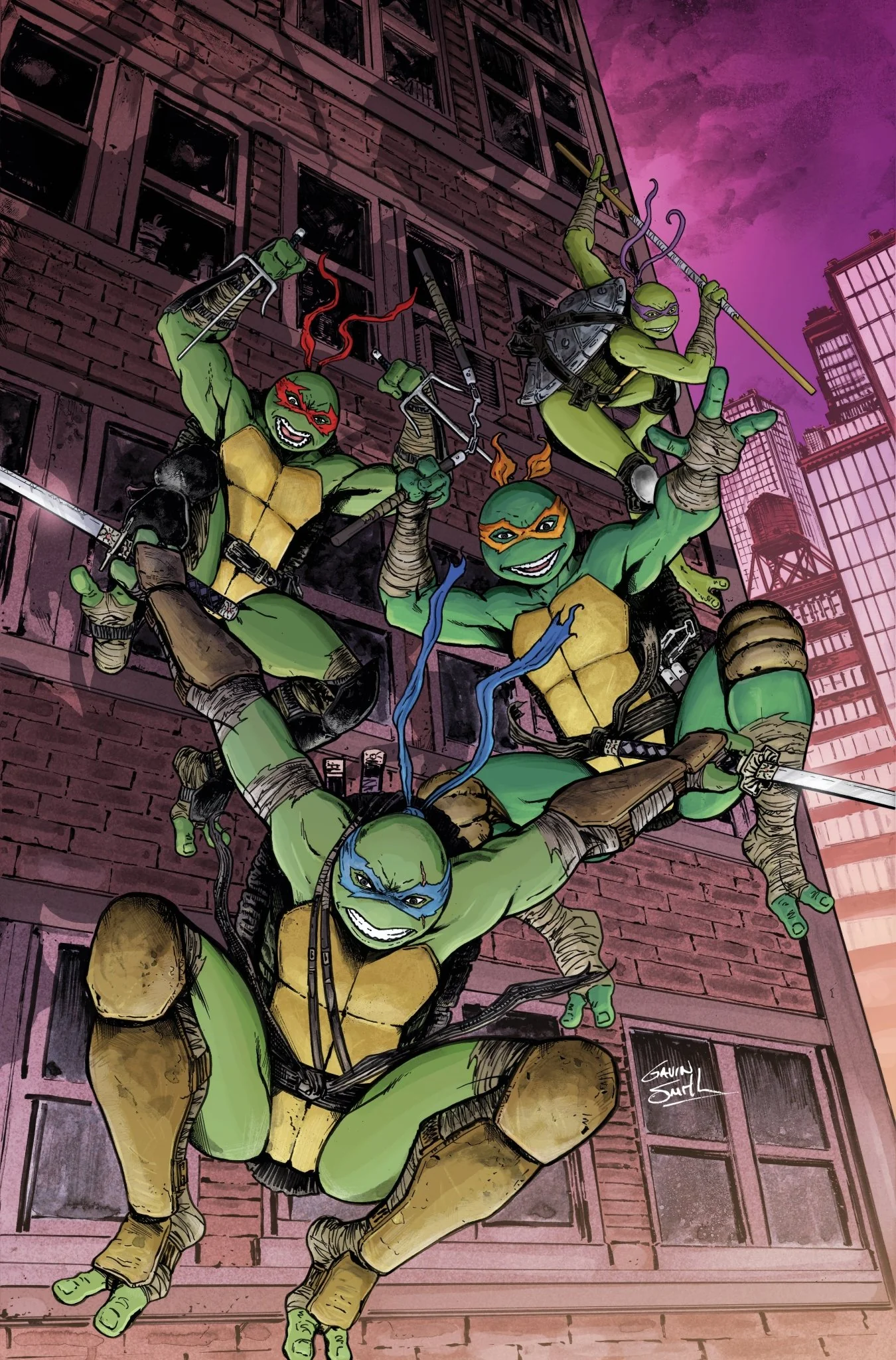 Teenage Mutant Ninja Turtles 2024 #1 Virgin Cover B GalaxyCon Exclusive Comic Book - Image 2
