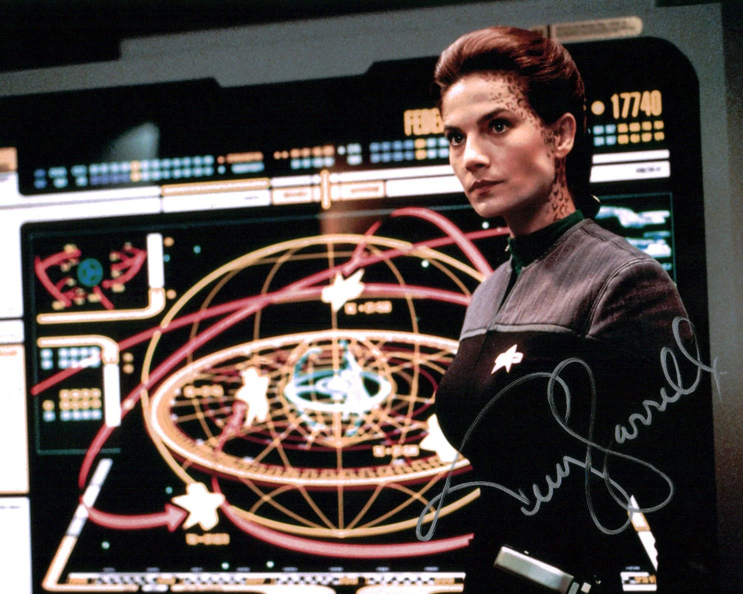 Terry Farrell Star Trek Deep Space Nine 8x10 Signed Photo JSA Certified Autograph - Image 2