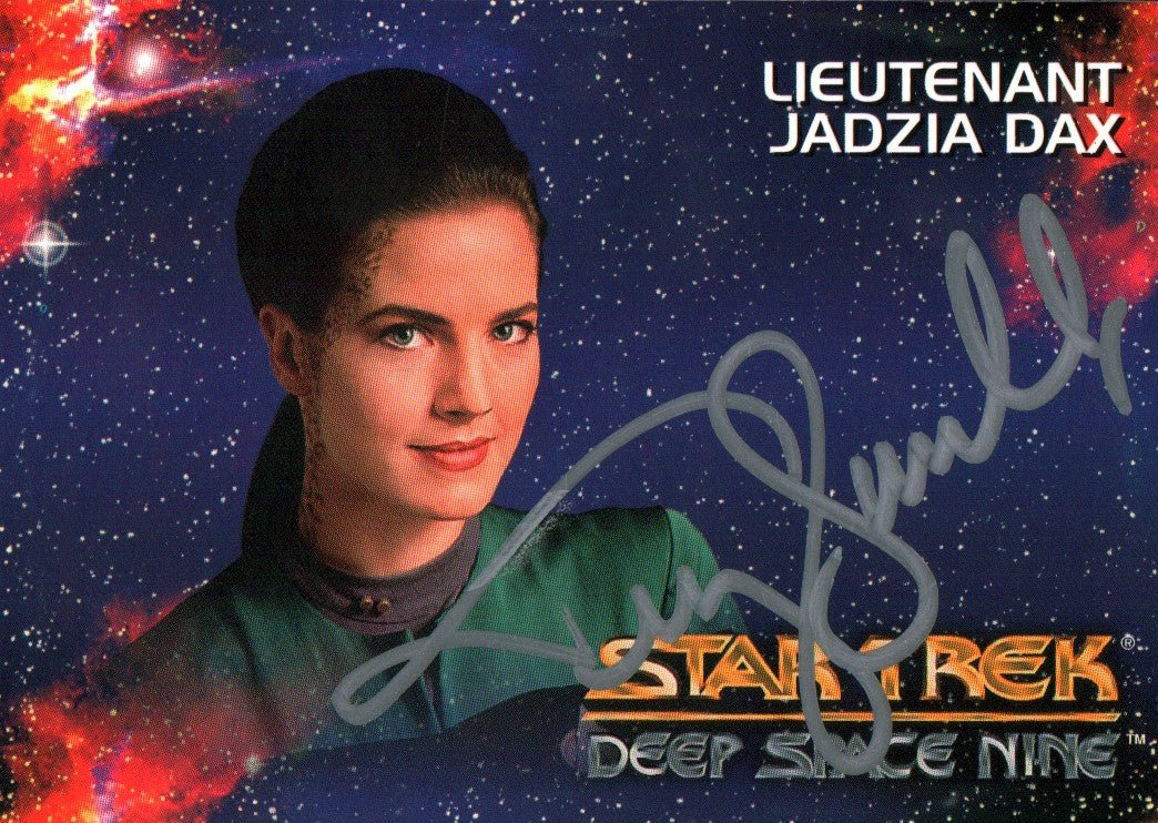 Terry Farrell Star Trek: DS9 2.5x4 Trading Cards Signed JSA Certified Autograph - Image 3