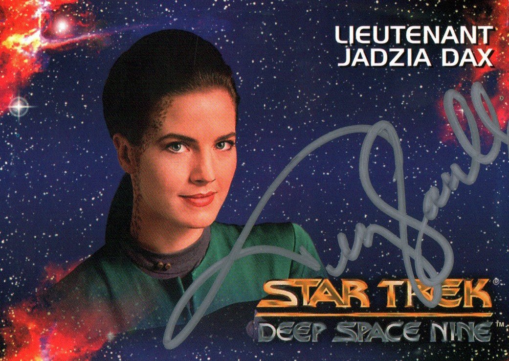 Terry Farrell Star Trek: DS9 2.5x4 Trading Cards Signed JSA Certified Autograph - Image 7