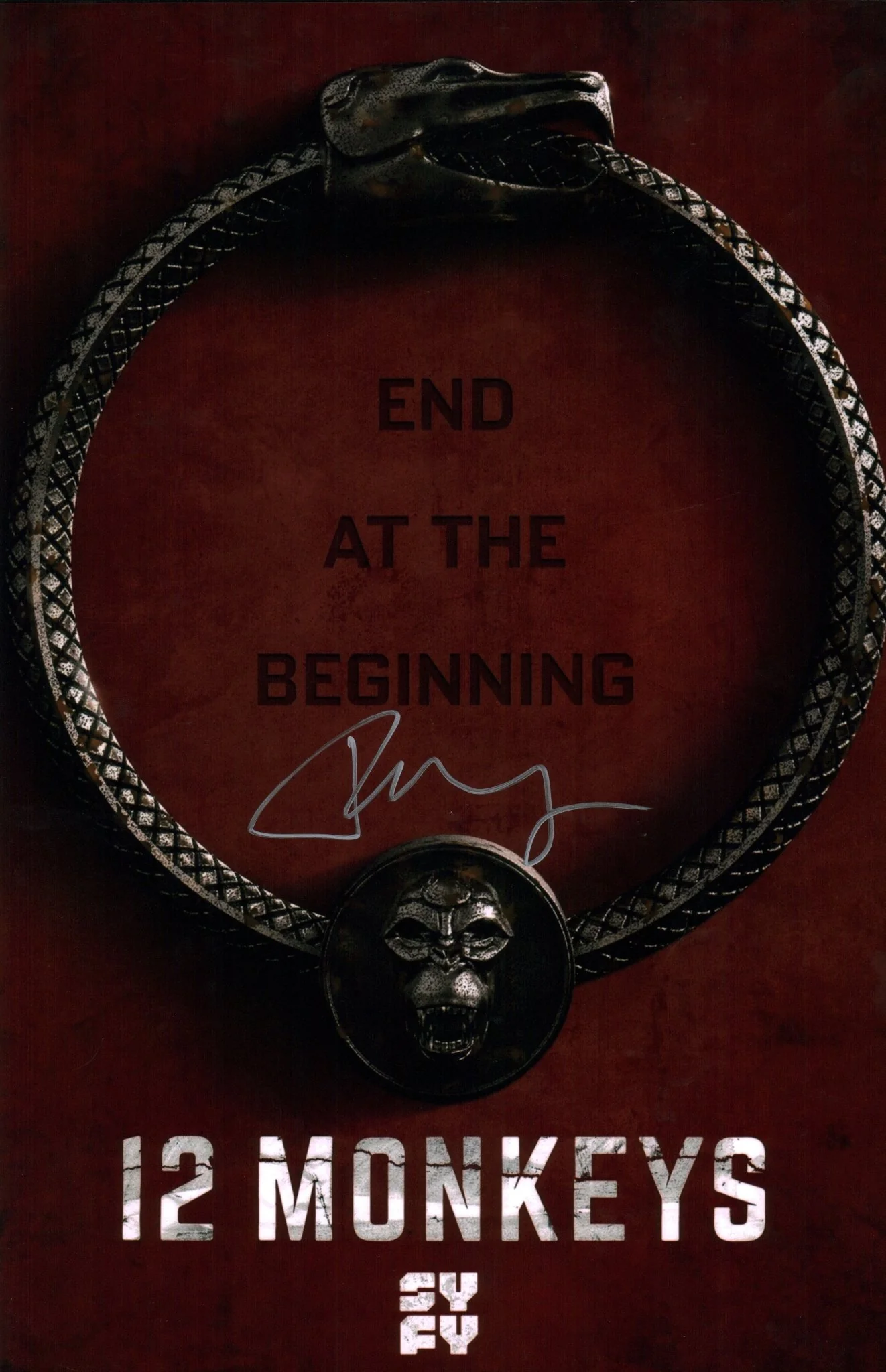 Terry Matalas 12 Monkeys 11x17 Signed Photo Poster JSA Certified Autograph - Image 2