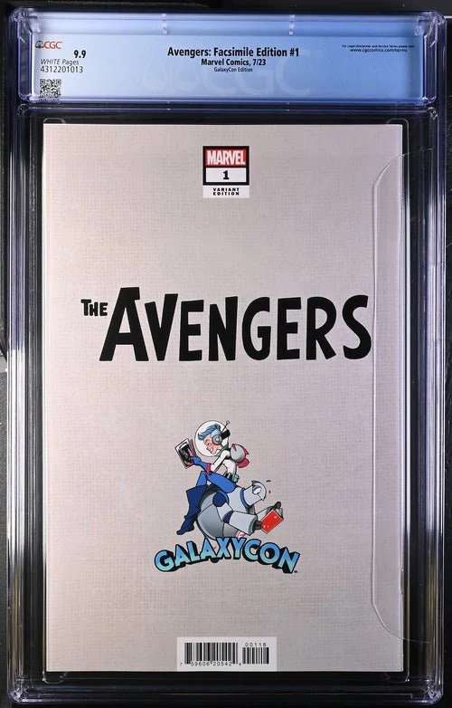 The Avengers Facsimile #1 Marvel Comics CGC Universal Grade 9.9 MINT - Image 3