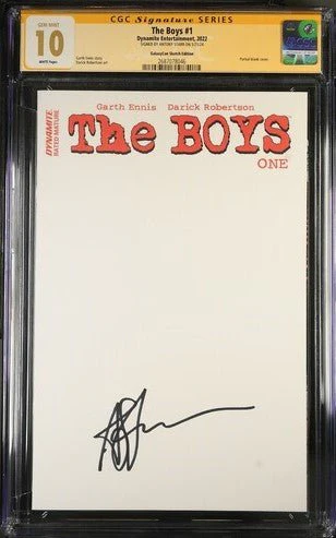 The Boys #1 Dynamite Entertainment CGC Signature Series 10 GEM MINT Signed Antony Starr - Image 2