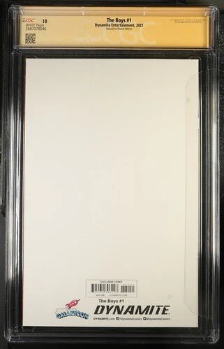 The Boys #1 Dynamite Entertainment CGC Signature Series 10 GEM MINT Signed Antony Starr - Image 3