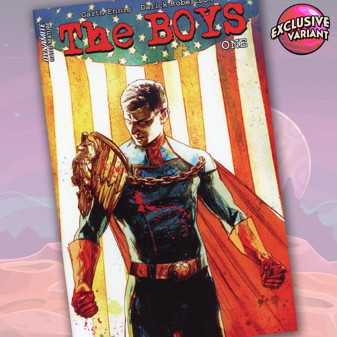 The Boys #1 GalaxyCon Exclusive Variant Trade Dress Color Comic Book
