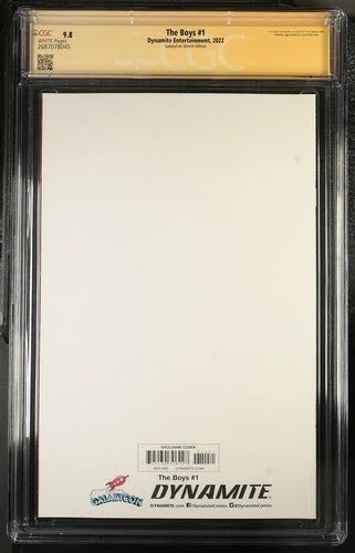 The Boys #1 Sketch Edition Dynamite Entertainment CGC Signature Series 9.8 Signed Antony Starr - Image 3
