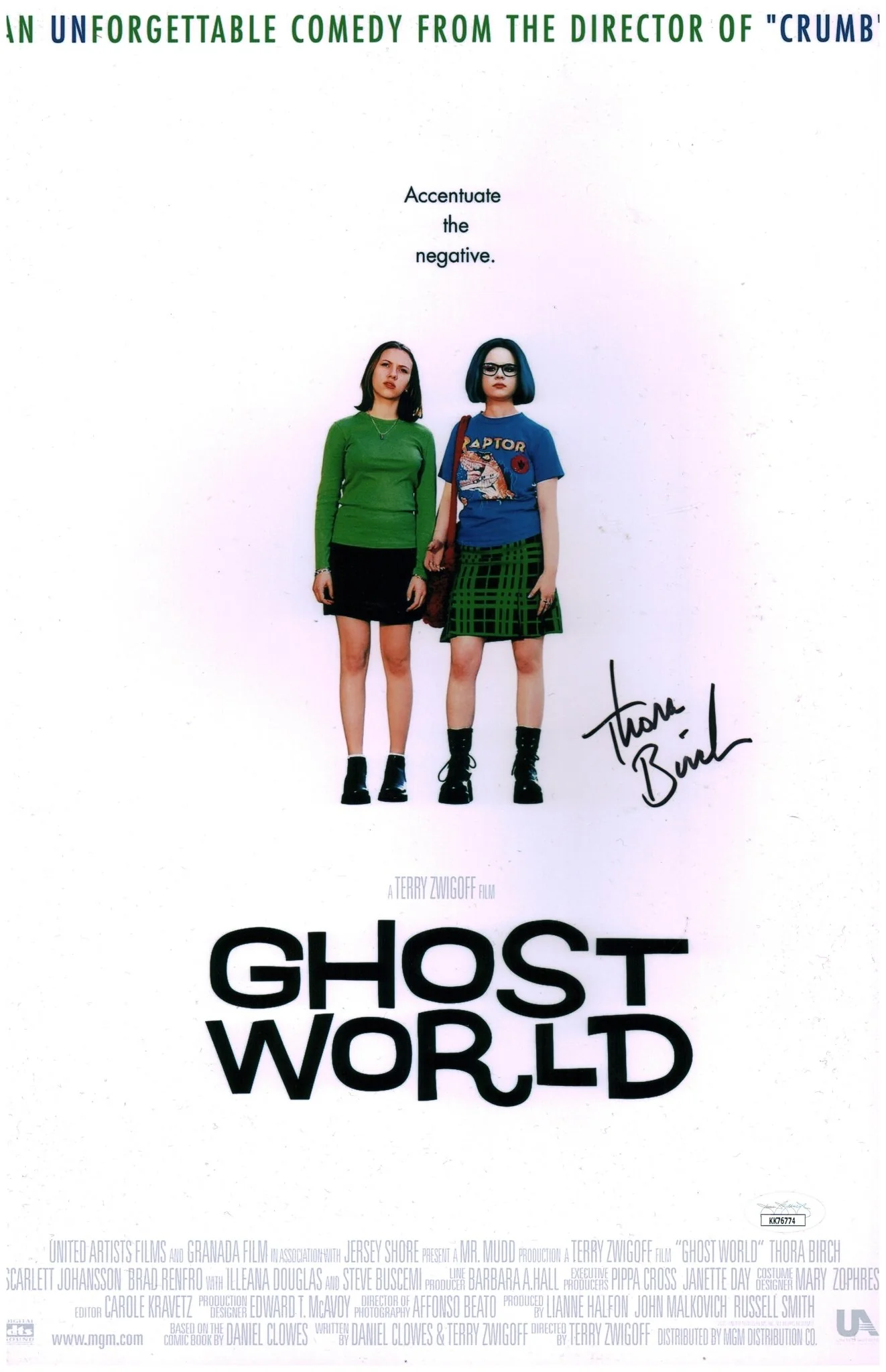 Thora Birch Ghost World 11x17 Signed Photo Poster JSA Certified Autograph - Image 2