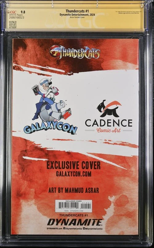 Thundercats #1 Asrar Variant Cover GalaxyCon Exclusive CGC Signature Series 9.8 x2 Signed Moss, Shalvey - Image 11