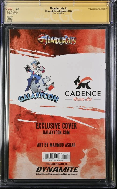Thundercats #1 Asrar Variant Cover GalaxyCon Exclusive CGC Signature Series 9.8 x2 Signed Moss, Shalvey - Image 7