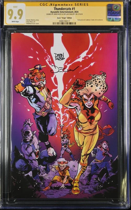 Thundercats #1 Asrar Virgin Edition Dynamite Comics CGC Signature Series 9.9 Signed Moss, Shalvey - Image 10