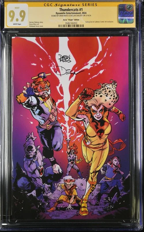 Thundercats #1 Asrar Virgin Edition Dynamite Comics CGC Signature Series 9.9 Signed Moss, Shalvey - Image 6