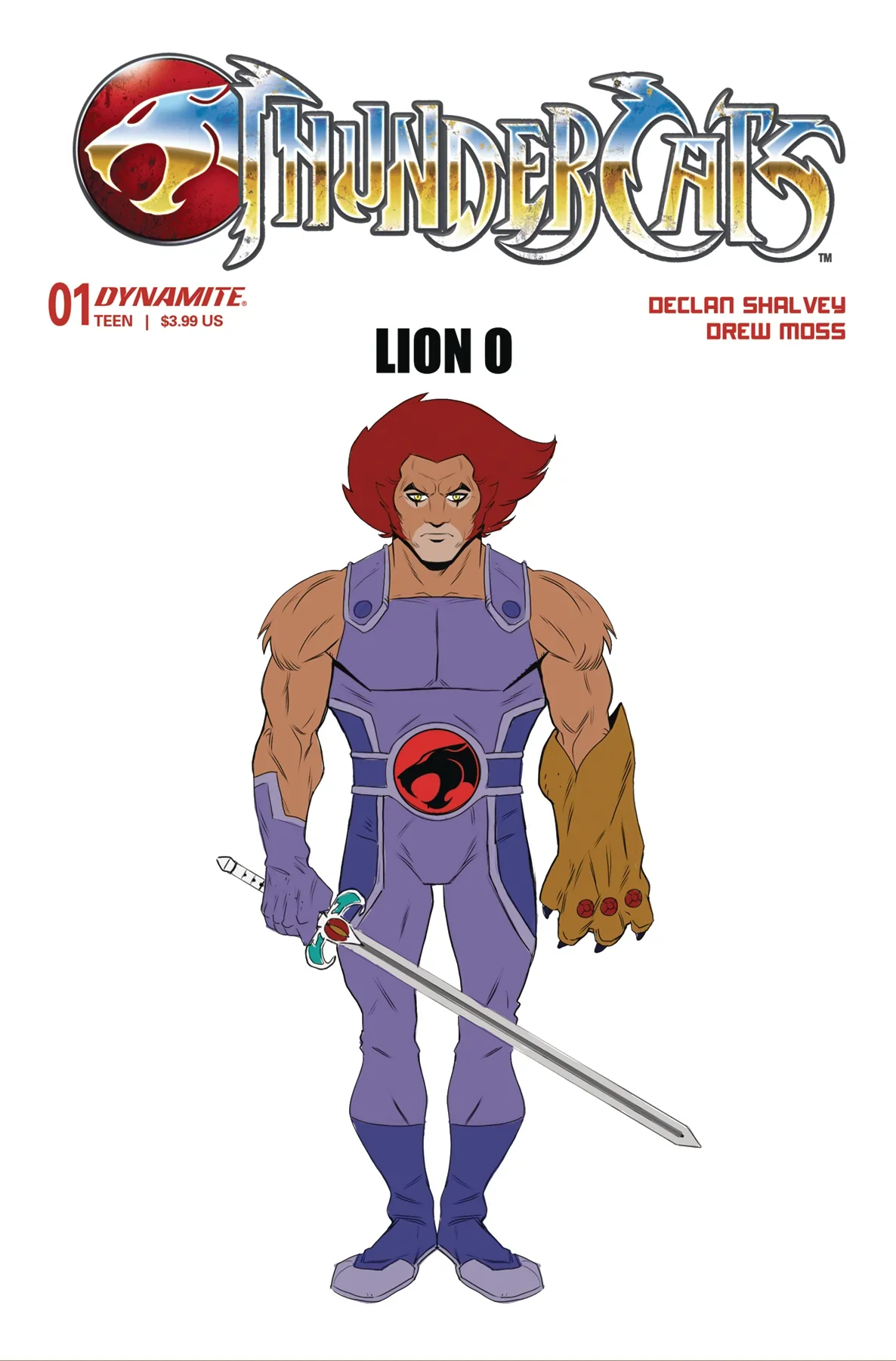 Thundercats #1 Cover P 1:10 Drew Moss Lion-O Variant Cover Comic Book - Image 2