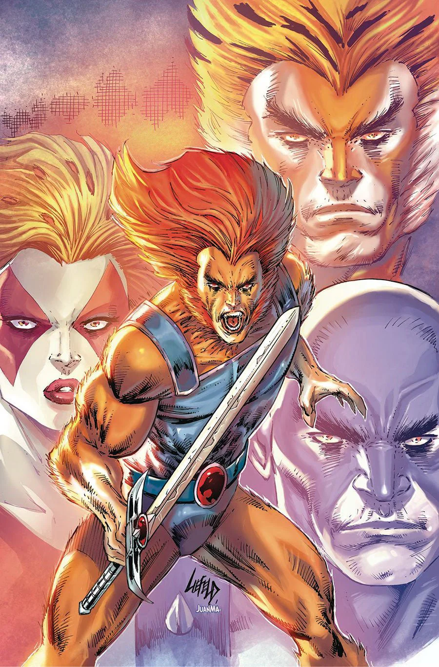 Thundercats #1 Cover ZH 1:15 Rob Liefeld Virgin Variant Cover Comic Book - Image 2
